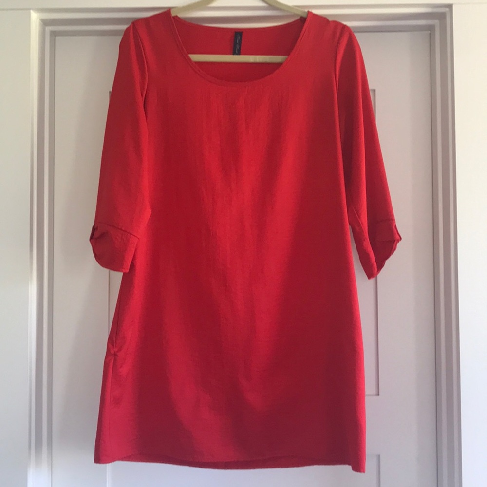Red dress